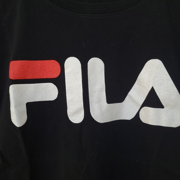 FILA - OG Black FILA T-Shirt - Size M - Picture 2 of 4